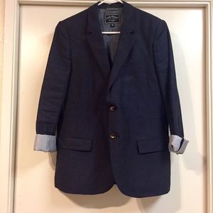 Lucky Brand Linen Boyfriend Blazer